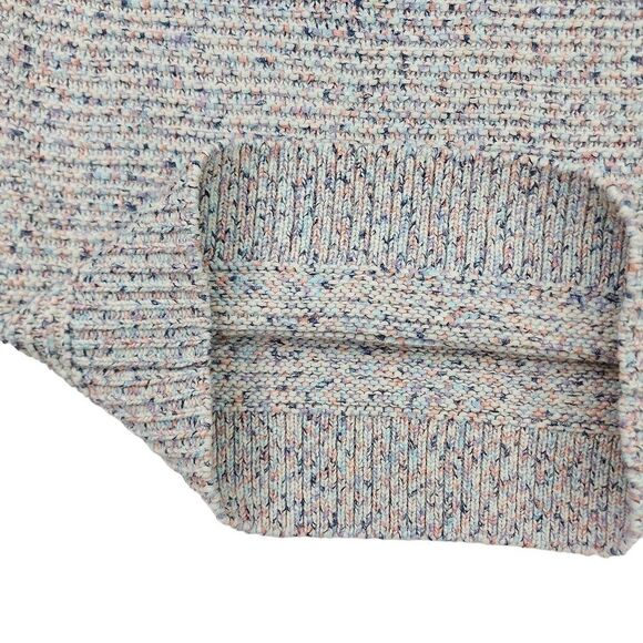 Gap Kids Pullover Sweater Girls Medium Gray Knitted Raglan Sleeve Cotton Blend - Picture 5 of 10